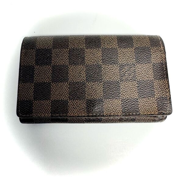 LV Louis Vuitton Damier Porte Monnaie Bifold Wallet CA4047 - Picture 1 of 14